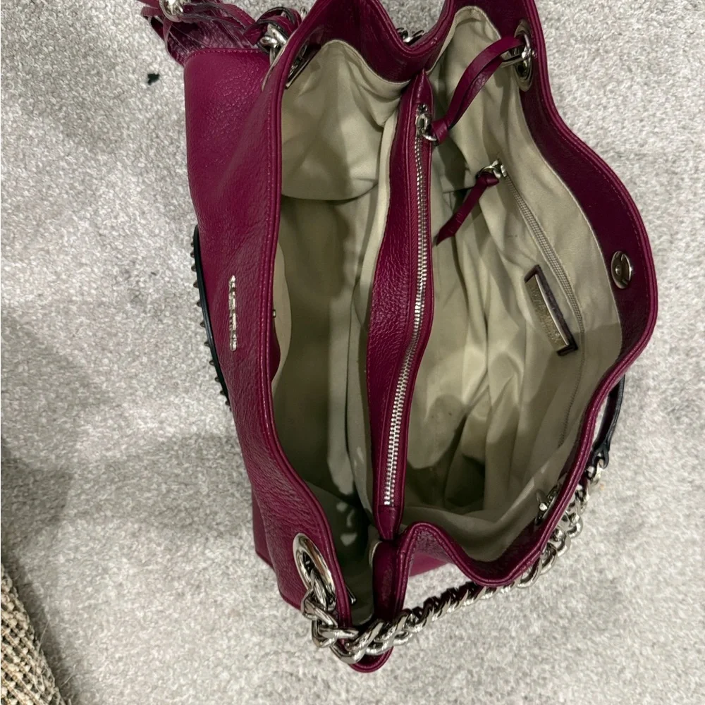 Valentino by Mario Valentino Luisa Rock Leather Shoulder bag - Picture 4 of 9